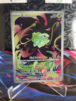 Bulbasaur 133/132 Mega Evolution Illustration Rare English Pokemon Tcg Card - Image 1