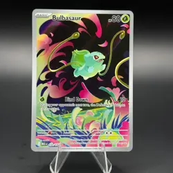 Pokemon TCG: Bulbasaur 133/132, Illustration Rare Holo Card - Mega Evolution, NM - Image 1