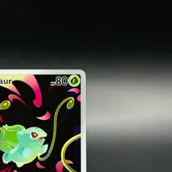 Pokemon TCG: Bulbasaur 133/132, Illustration Rare Holo Card - Mega Evolution, NM - Image 3