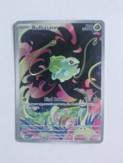 Pokemon TCG Card - Bulbasaur 133/132 Illustration Rare Mega Evolution - Image 1