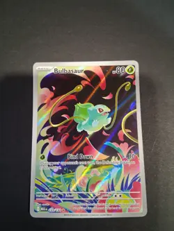 Bulbasaur 133/132 Mega Evolution Illustration Rare Holo Card Pokemon TCG NM - Image 1