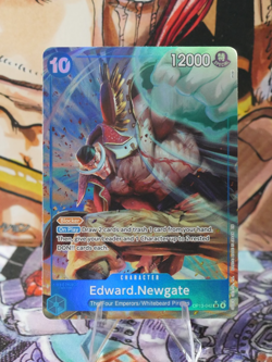 Edward.Newgate (Alternate Art) OP13-042 Carrying On His Will Foil One Piece TCG - Image 1