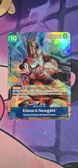 Edward Newgate (Alternate Art) One Piece OP13-042 Carrying On His Will English - Image 2