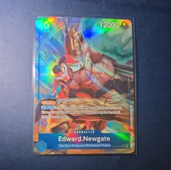 Edward Newgate Alt Art OP13-042 Carrying On His Will One Piece TCG - Image 1
