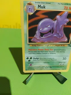 Pokemon TCG Muk 28/62 Fossil Unlimited Non-Holo Rare Card 1999 Vintage WOTC - Image 4