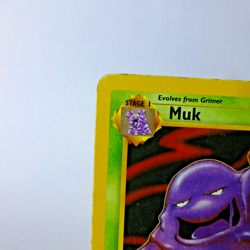 Muk 28/62 Non Holo Fossil Set Rare Pokemon WOTC MP - Image 2