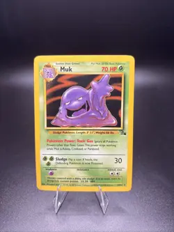 Muk 28/62 - Fossil - Non Holo Rare- Pokemon TCG Vintage WOTC - Image 1