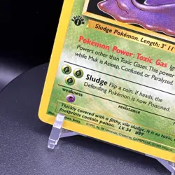 1st Edition Muk 28/62 Fossil Non Holo Rare 1999 WOTC Pokemon TCG Card LP - Image 4