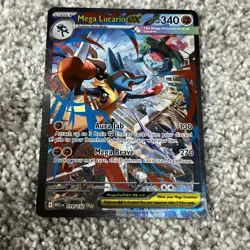 Mega Lucario ex - 179/132 - SIR - Mega Evolutions - Pokemon - NM/M - Image 1