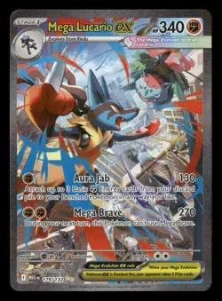 Mega Lucario ex - 179/132 - SIR - Mega Evolutions - Pokemon Card - NM/M - Image 1