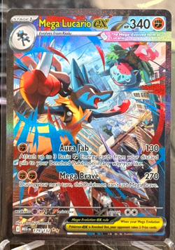 Mega Lucario EX 179/132 SIR Pokemon Mega Evolutions NM/M Pack Fresh English - Image 1