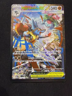 Pokemon TCG Mega Lucario EX 179/132 SIR Mega Evolutions English NM/M - Image 1