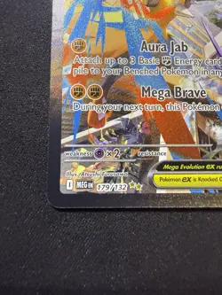 Pokemon TCG Mega Lucario EX 179/132 SIR Mega Evolutions English NM/M - Image 4