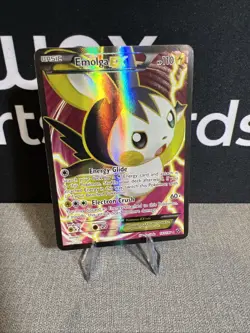 Emolga EX Full Art 143/146 XY Base Set Ultra Rare Holo Pokemon Card 2014 - Image 1