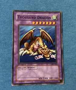 Yu-Gi-Oh - Thousand Dragon - 1st Edition Card - SDJ-023 - Starter Deck Joey - Image 1