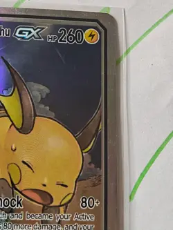 Raichu & Alolan Raichu GX (221/236) Unified Minds Tag Team Alt Art Pokemon Card! - Image 2