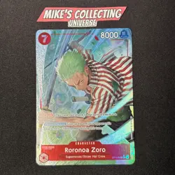 One Piece OP14-015 Roronoa Zoro Alt Art Foil - The Azure Sea’s Seven English NM - Image 3