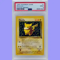Pokemon Ivy Pikachu #1 Black Star League Promo PSA 9 MINT - Image 1