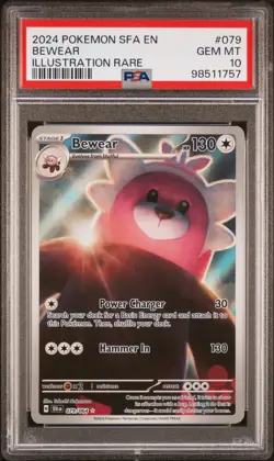 2024 Pokemon SFA EN Bewear Illustration Rare # 079 - PSA GEM 10 - Image 1