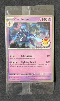 Ceruledge - (Pokemon Day 2024) (Cosmos Holo) 040/091 Sealed Promo Pokemon TCG - Image 1