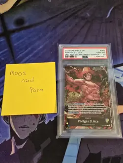 One Piece ST13-002 Portgas.D.Ace 2nd Anniversary Tournament Winner Promo PSA 10 - Image 1