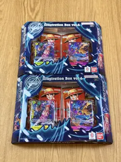 x2 One Piece TCG Illustration Box Vol.6 IB-06 | Brand New & Sealed - Image 1