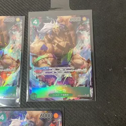 Set of 3 One Piece TCG Pica Alt Art OP05-032 SR NM Japanese US Seller - Image 4