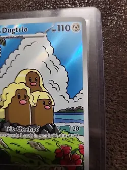 Alolan Dugtrio, Pokemon SV08: Surging Sparks Illustration Rare, 208/191 NM - Image 4