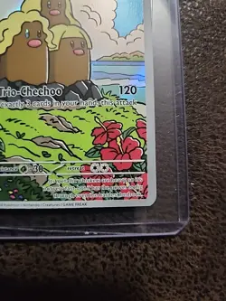 Alolan Dugtrio, Pokemon SV08: Surging Sparks Illustration Rare, 208/191 NM - Image 5