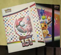Pokemon 151 And Prismatic Evolutions Binder Set Of 2 unused See Pics/description - Image 1