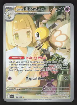 Lillie's Ribombee 164/159 Pokemon TCG SV09: Journey Together NM - Image 1