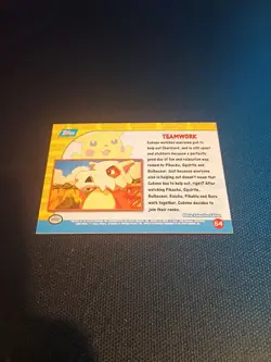 LP Pikachu Teamwork #54 Foil Pokemon Pikachu's Vacation Topps Animation Card 98 - Image 5