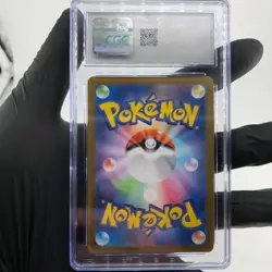 CGC 9 Pokemon Card Meowth 109/098 AR SV10 Japanese Karte [9] - Image 2