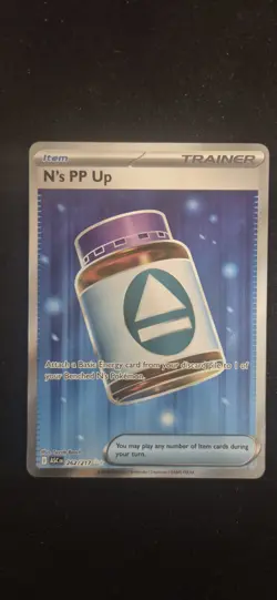 N's PP Up 262/217 Full Art Ultra Rare Pokemon Ascended Heroes ENGLISH NM - Image 1