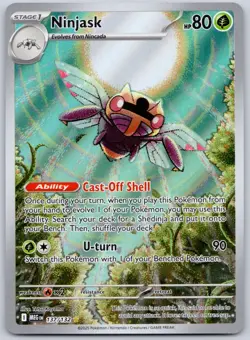 Ninjask 137/132 (NM) - ME01: Mega Evolution - Illustration Rare - Pokemon TCG - Image 1
