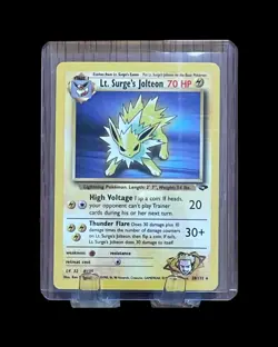 Pokemon TCG Lt. Surge's Jolteon 28/132 Gym Challenge Non-Holo Rare Card - Image 3
