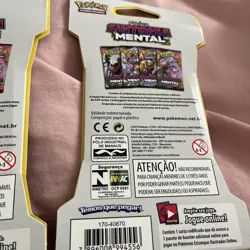 4x Pokemon S&M Unified Minds Sleeved Booster PORTUGUESE Version Art Set - Image 5