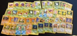 Pokemon Vintage Jungle Uncommon Common - Lot of 53 - Image 1