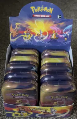 10 x Pokemon Kanto Power Mini Tins - 20 Booster Packs - Factory Sealed Tins - Image 1
