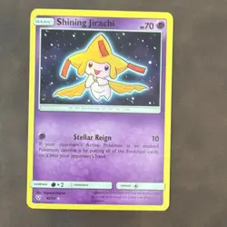 Pokemon TCG Shining Jirachi 42/73 Shining Legends Holo Rare Psychic Basic - Image 1