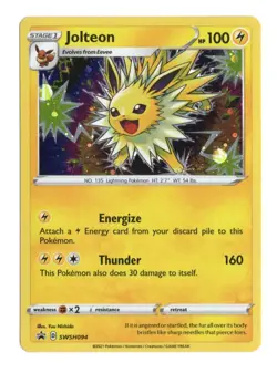Jolteon SWSH094 Pokemon Sword & Shield Black Star Promo Holo TCG - Image 1