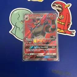 Incineroar GX SM38 Full Art Black Star Promo Sun & Moon 2017 Pokemon TCG - Image 2