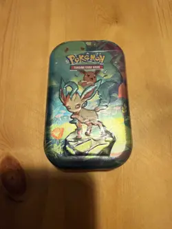 Prismatic Evolutions Mini Tin - Leafeon Art - Sealed Brand NEW - Pokemon TCG - Image 1