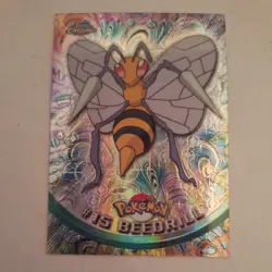Pokemon Topps SPECTRA Chrome #15 Beedrill - Image 1