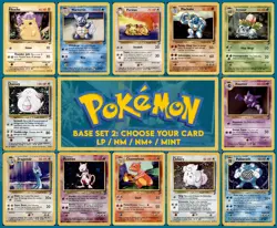 Pokemon Base Set 2 Unlimited - Pick and Choose Your Card -Complete your Set - Image 1