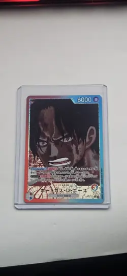 Portgas D. Ace (Alt Art) OP13-002 L Carrying on His Will - ONE PIECE Japanese - Image 1