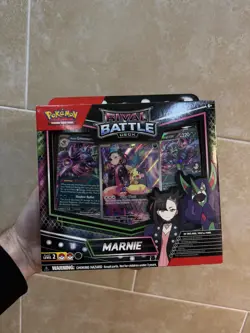 Pokemon TCG Sealed Rival Battle Deck Marnie's Morpeko SVP 206 Black Star Promo - Image 1
