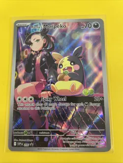 Pokemon TCG Marnie's Morpeko SVP 206 Rival Battle Deck Black Star Promo - Image 2