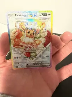 Pokemon TCG - Prismatic Evolutions - Eevee ex SVP174 Black Star Promo NM - Image 1