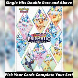 Pokemon Scarlet & Violet Prismatic Evolutions Singles Hits Card Ball Ex SIR NM - Image 1
